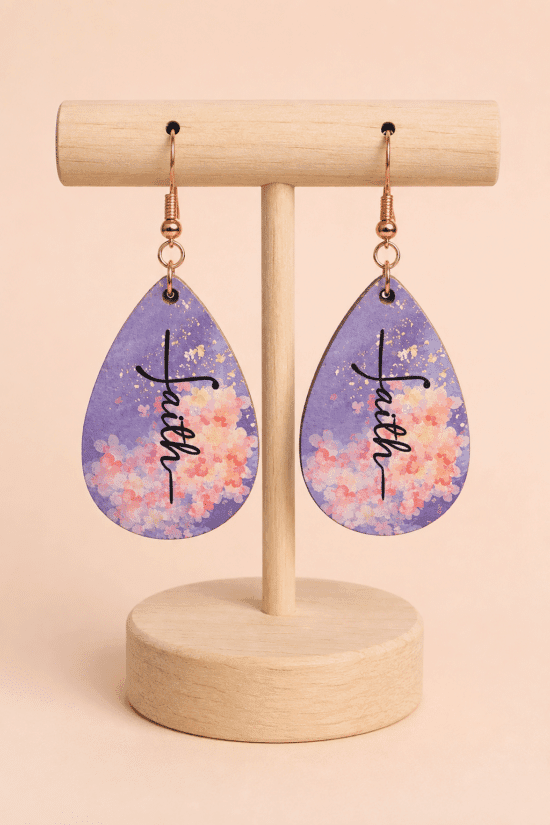 Fleurs violet saumon
