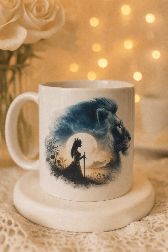 Mug "La femme et le lion"