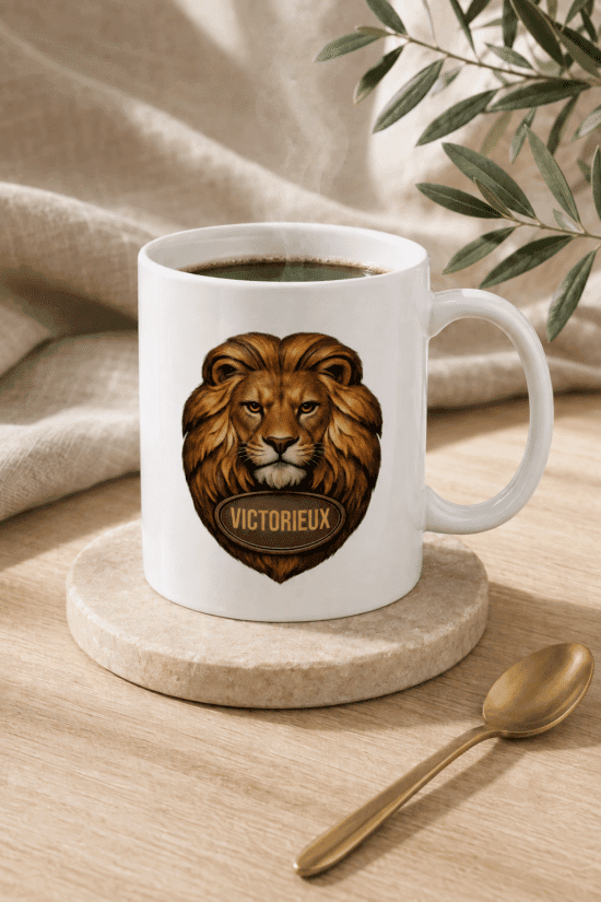 Mug Lion Victorieux Crealyn
