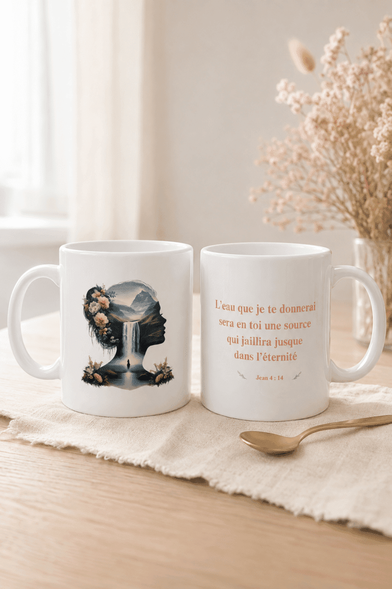 Mug « La femme et la source »